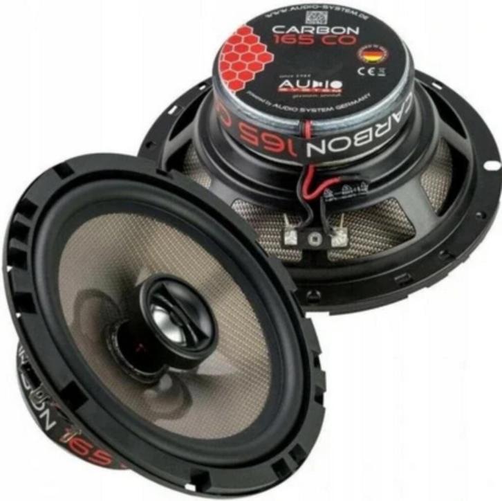 Audio System Carbon 165 CO Coaxiale speakers 6.5'', Auto diversen, Autospeakers, Nieuw, Ophalen of Verzenden