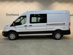 Ford Transit 350 2.0 TDCI L3H2 Trend 130 PK DC Dubbel Cabine, Auto's, Bestelauto's, Voorwielaandrijving, Stof, 4 cilinders, Met garantie (alle)