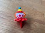 Clownskop taartdecoratie / cake topper / clown pipo, Ophalen of Verzenden, Zo goed als nieuw, Taarten of Cupcakes, Versiering