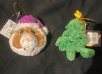 2 kersthangers hamster en kerstboom AH, Verzenden, Nieuw
