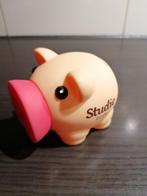 Spaarvarkentje met "studiepotje" opdruk (nieuw), Ophalen of Verzenden, Nieuw, Kunststof, Dier