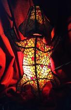 Lamp Wandlamp Hagedis Kameleon Glas in Lood Art Deco, Ophalen of Verzenden