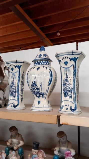 Delfts blauw set, 3 stuks beschikbaar voor biedingen