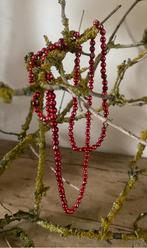 Glazen rode kerstslinger (no. 15), Diversen, Kerst, Ophalen of Verzenden