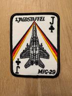 German Air Force Patch 73 JG Mig 29 Fulcrum 731 Staffel, Ophalen of Verzenden, Luchtmacht, Embleem of Badge