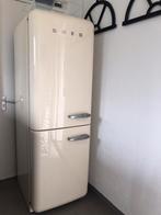 Smeg koel vries combinatie crème, Ophalen, 200 liter of meer, 60 cm of meer, Met aparte vriezer