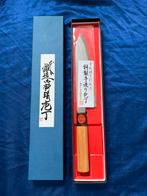 Japans keukenmes Shigeki Tanaka Gyuto Keyaki 180mm, Huis en Inrichting, Verzenden, Zo goed als nieuw