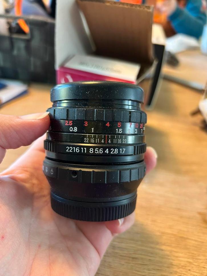 50 mm  F1.7.  Cameralens, Audio, Tv en Foto, Fotografie | Lenzen en Objectieven, Zo goed als nieuw, Standaardlens, Zoom, Ophalen of Verzenden