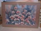 Goudkleurige lijst met passe partout 60 cm x 92 cm., Ophalen