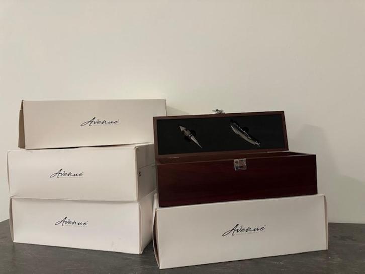 Wijnkisten mahonie kleur, Verzamelen, Wijnen, Nieuw, Overige typen, Overige gebieden, Ophalen of Verzenden