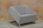 ZGANieuw grijze stoffen Rolf Benz Freistil design fauteuil!, Huis en Inrichting, Fauteuils, 75 tot 100 cm, Zo goed als nieuw, Stof