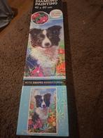 Diamond painting border collie, Ophalen, Nieuw, Knutselwerk