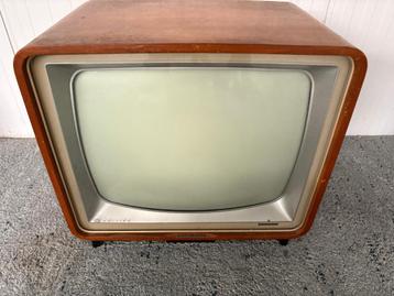 Vintage Philips 23 inch CRT tv jaren 60 beschikbaar voor biedingen