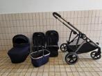 Twin stroller Cybex Gazella, Kinderen en Baby's, Kinderwagens en Combinaties, Overige merken, Kinderwagen, Verstelbare duwstang