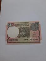 India 1 Rupee, Postzegels en Munten, Bankbiljetten | Azië, Ophalen of Verzenden