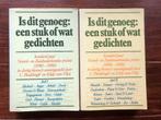 C. Buddingh Is dit genoeg: een stuk of wat gedichten 1 en  2, Boeken, Gelezen, Ophalen of Verzenden, C. Buddingh, Meerdere auteurs