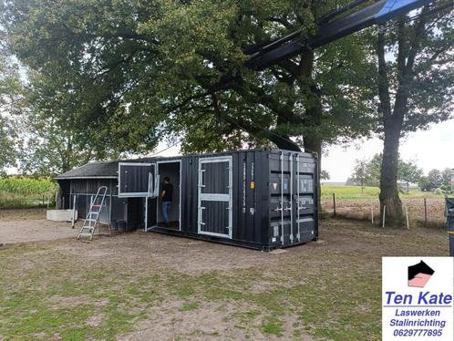 Stalcontainer op maat gemaakt!, Dieren en Toebehoren, Stalling en Weidegang, Opfok, Stalling, Weidegang, Toebehoren, 4 paarden of pony's of meer