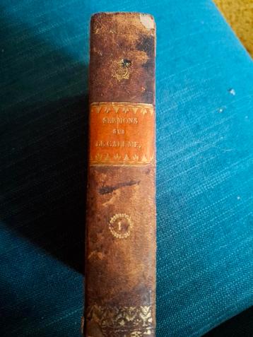 Antiek Frans Gebedenboek 1744 - Sermons sur le Carême beschikbaar voor biedingen