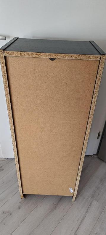 Ikea billy 40x28x106 zwartbruin - afbeelding 4