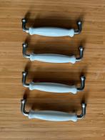 IKEA 14x handgreep ecru/verchroomd 141mm (klingstorp), Huis en Inrichting, Ophalen, Zo goed als nieuw