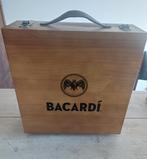 Vintage Bacardi houten doos van een cocktailset **Zeldzaam**, Ophalen of Verzenden, Gebruikt, Overige instrumenten