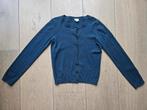 Blauw vestje van Hema maat 134/140, Kinderen en Baby's, Kinderkleding | Maat 134, Meisje, Trui of Vest, Ophalen of Verzenden, Zo goed als nieuw