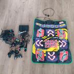 Playstation 2 met microfoons en dansmat, Gebruikt, Zwart, Met games, Met 2 controllers