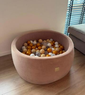 Meowbaby Ballenbak beige/oud roze beschikbaar voor biedingen