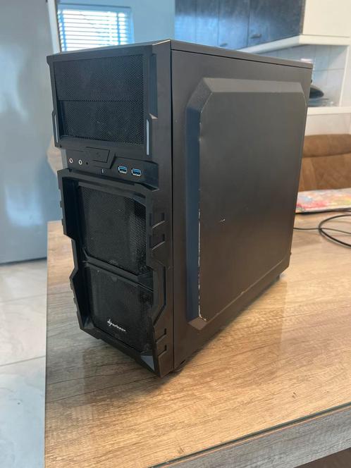 Game PC + Monitor (GOEDKOOP), Computers en Software, Desktop Pc's, Zo goed als nieuw, 4 Ghz of meer, SSD, 16 GB, Met videokaart