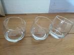 3 Rocking Whisky Glazen - als nieuw, Ophalen of Verzenden, Zo goed als nieuw, Overige typen