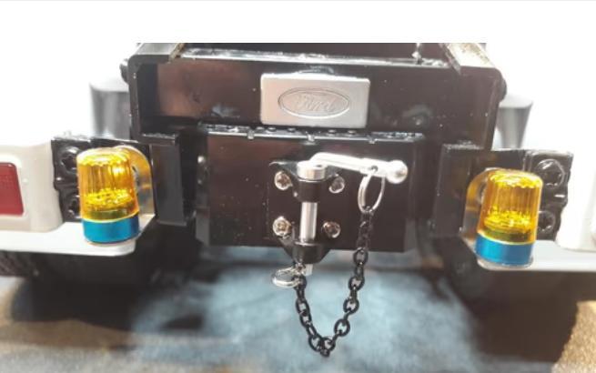 Trekhaak zwart truck vrachtwagen 1:14 Tamiya Wedico Robbe, Hobby en Vrije tijd, Modelbouw | Radiografisch | Auto's, Nieuw, Onderdeel