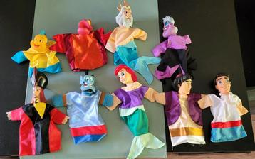 Disney poppenkastpoppen/handpoppen 9 stuks beschikbaar voor biedingen