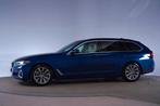 BMW 5 Serie Touring 518d High Executive Luxury [ LED Live-co, Auto's, BMW, 1730 kg, 4 cilinders, Blauw, Diesel
