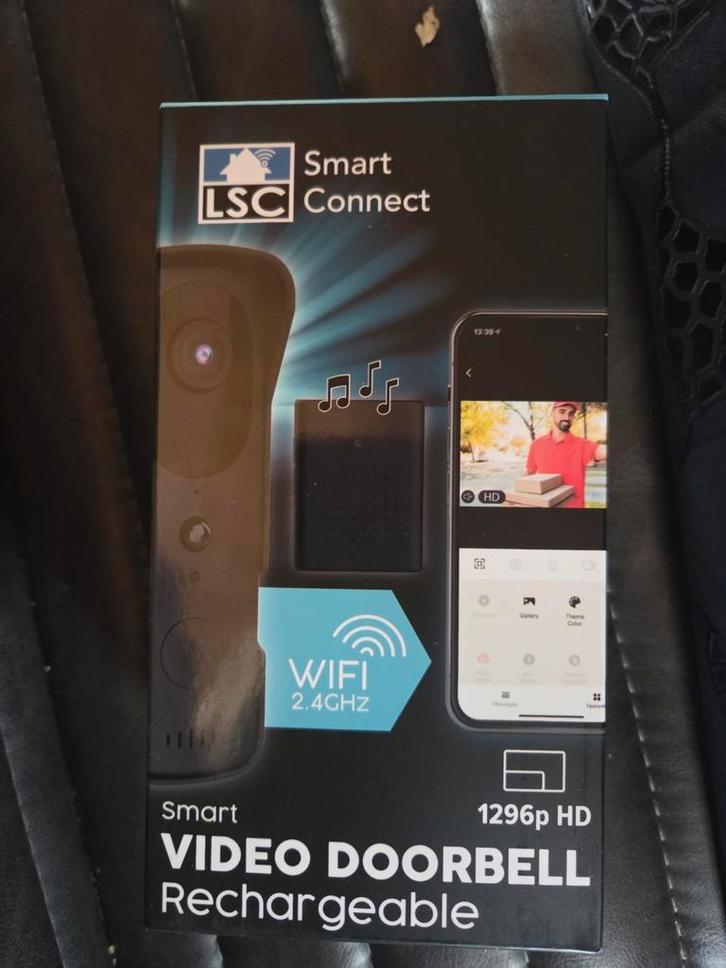 Nieuwe LSC Smart Connect Deurbel, Huis en Inrichting, Deurbellen, Nieuw, Draadloos, Compatibel met smartphone, Bewegingsdetectiesensor