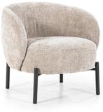 By-boo Oasis fauteuil taupe | nieuw in doos!, Nieuw, 75 tot 100 cm, Ophalen of Verzenden, By boo