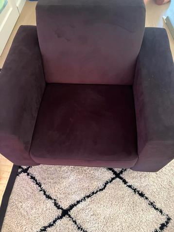 Loungestoel zwart velvet Fauteuil