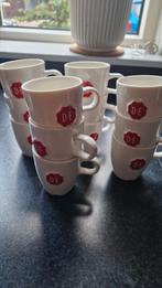 12 koffiekopjes Douwe Egberts, Huis en Inrichting, Keuken | Servies, Ophalen, Overige stijlen, Kop(pen) en/of Schotel(s)