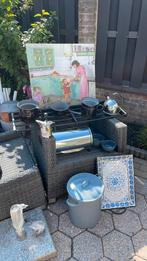 Nostalgische keuken(pannen/kapstok rek Piet Zwart plaat, Ophalen