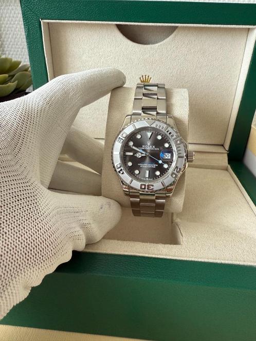 Rolex Yachtmaster Grey Dial 40MM automatisch, Sieraden, Tassen en Uiterlijk, Horloges | Dames, Nieuw, Polshorloge, Rolex, Staal