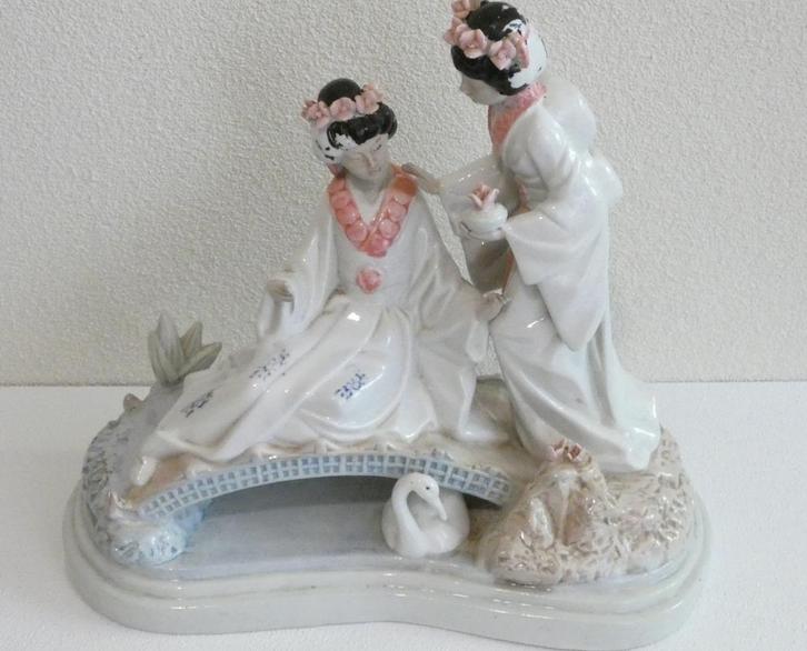 Japans porseleinen figurengroep [1697], Antiek en Kunst, Antiek | Porselein, Ophalen