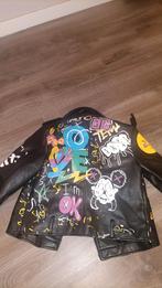 Leather look jasje met print, Ophalen of Verzenden