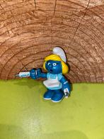 Smurfen smurf zuster smurfin witte schort, Verzamelen, Smurfen, Ophalen of Verzenden, Zo goed als nieuw, Verschillende Smurfen