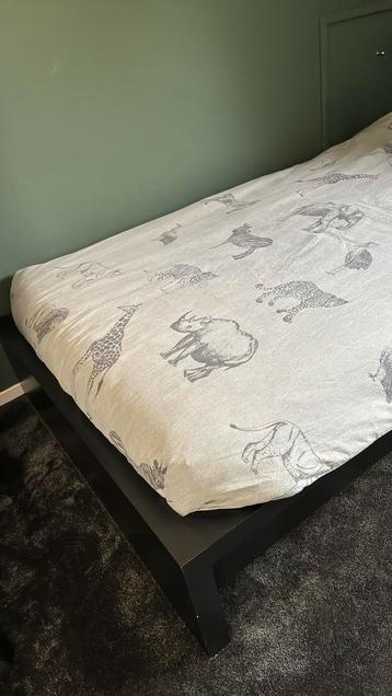 Eenpersoonsbed malm zwart ikea - afbeelding 3