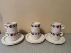 6 BOERENBONT kopjes en schotels MEPAL servies BOCH, Huis en Inrichting, Keuken | Servies, Overige materialen, Ophalen of Verzenden
