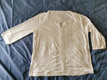 Tom Tailor gebroken witte blouse. Maat: XXL. beschikbaar voor biedingen