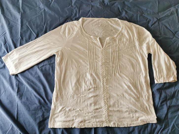 Tom Tailor gebroken witte blouse. Maat: XXL., Kleding | Dames, Blouses en Tunieken, Zo goed als nieuw, Maat 46/48 (XL) of groter