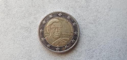2 Euro munten - 2018 €2 munt Duitsland Helmut Schmidt, Postzegels en Munten, Munten | Europa | Euromunten, Losse munt, 2 euro