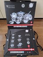 Nieuwe pannenset 12-delig - Geschikt voor alle warmtebronnen, Huis en Inrichting, Keuken | Potten en Pannen, Ophalen of Verzenden