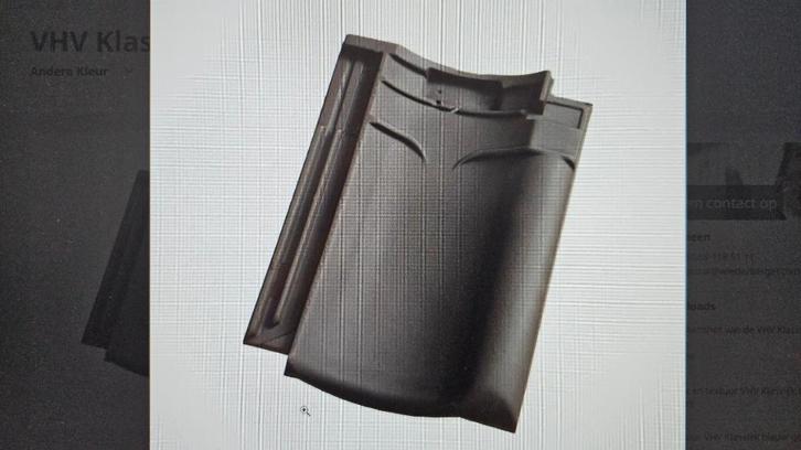 Dakpannen VHV Blauw gesmoord, Doe-het-zelf en Verbouw, Dakpannen en Dakbedekking, Nieuw, Dakpannen, Steen of Klei, Grijs, 15 m² of meer