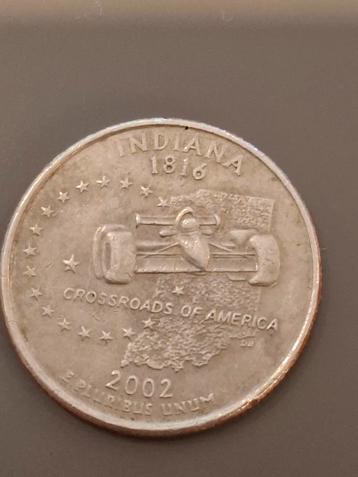 Indiana 500 Quarter Dollar  beschikbaar voor biedingen